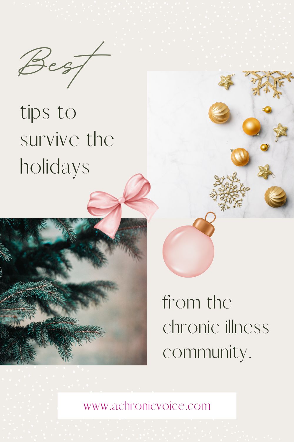 Best tips to survive the holidays from the chronic illness community.