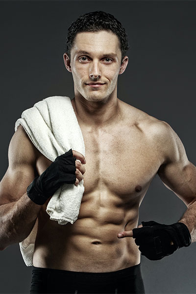 Capable Person Stock Photo - muscled bodybuilder