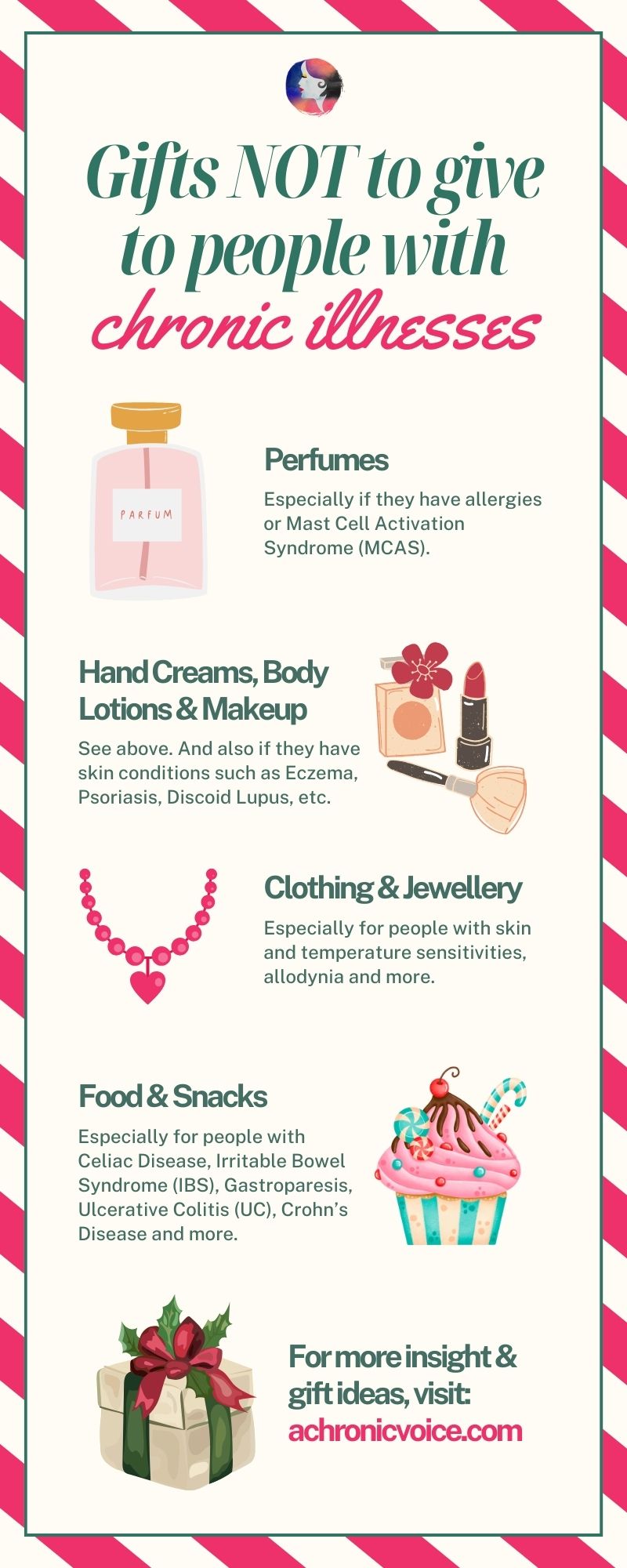 Gifts Not to Give People with Chronic Illnesses [Infographic]