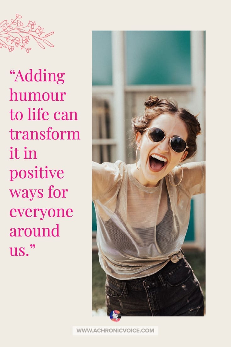 Adding humour to life can transform it in positive ways for everyone around us. It eases the caregivers' roles, and the pain felt by family members and ourselves. I still give credit to cartoons, which lifted my mood during those tough days. #selfcare #chroniclife #copingstrategy