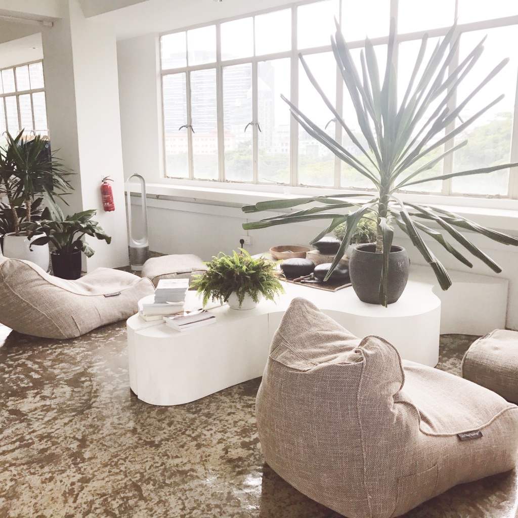 Palm Avenue Float Club at Kampong Bugis - interior at entrance