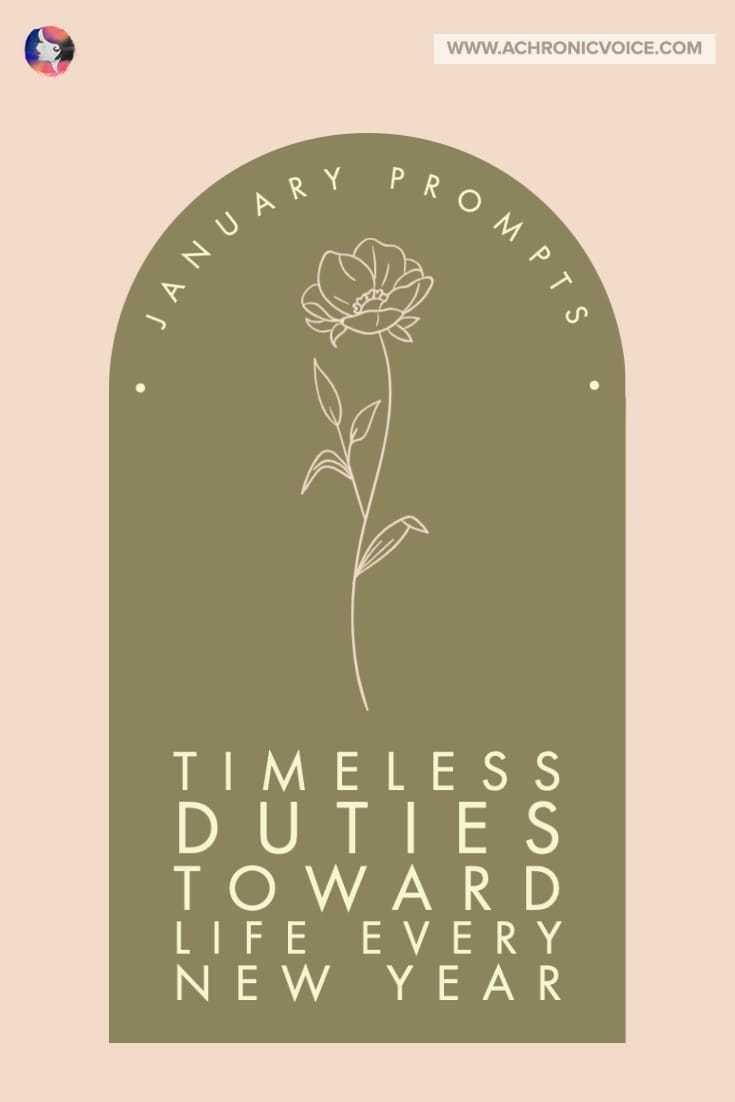 Timeless Duties Toward Life Every New Year