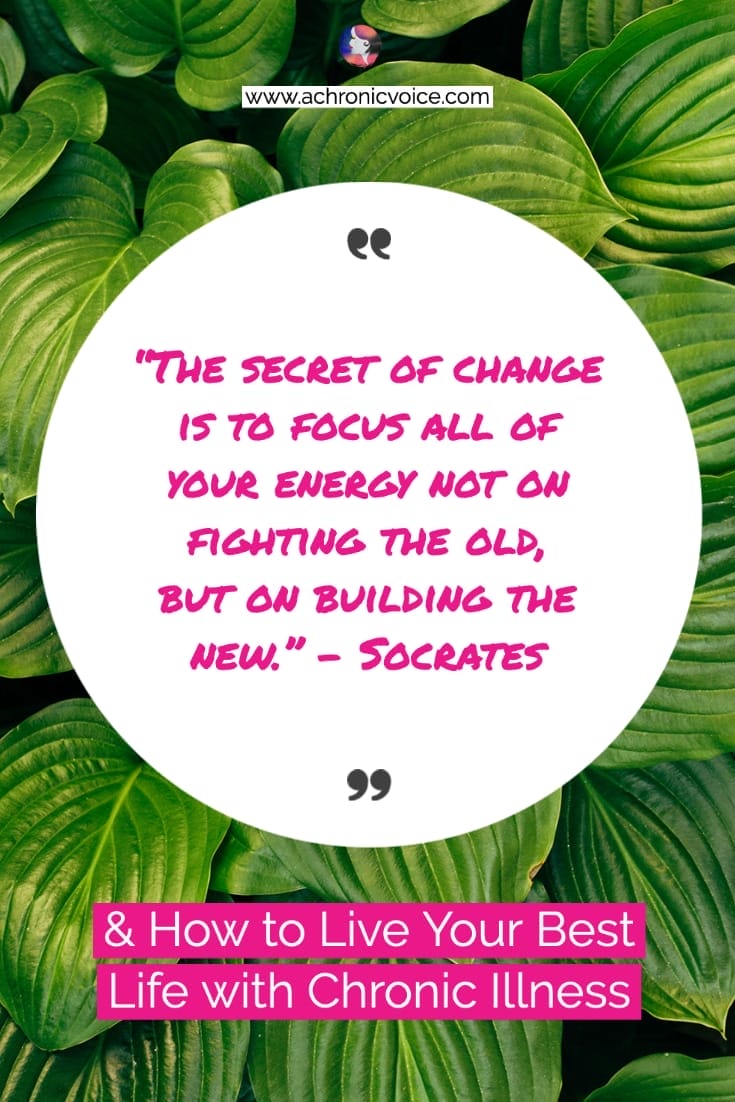 'The secret of change is to focus all of your energy not on fighting the old, but on building the new.' – Socrates Inspirational Quote