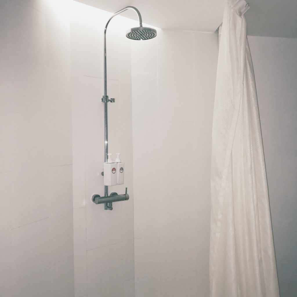Shower at Palm Avenue Float Club, Singapore